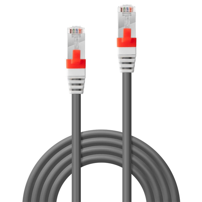 Lindy 5m Cat.6A S/FTP LSZH Network Cable, Grey | 45355 Network Cable Lindy