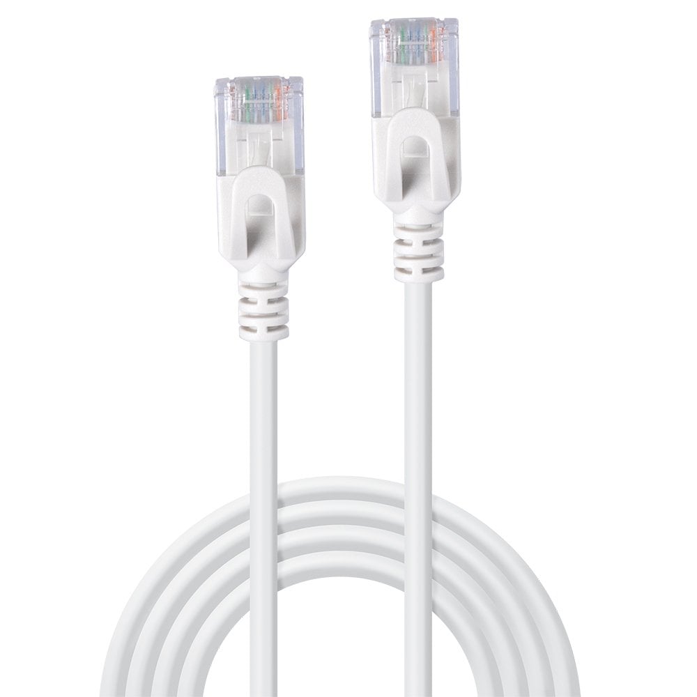 Lindy 5m Cat.6A U/FTP Ultra Slim Network Cable, Grey | 47596 LAN / Ethernet Cable Lindy