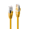 Lindy 5m CAT6a S/FTP LS0H Snagless Gigabit Network Cable, Yellow | 47866