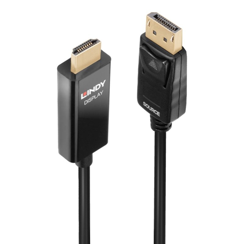 Lindy 5m Display Port to HDMI 4K60Hz Adapter Cable with HDR | 40928 Adapter / Converter Lindy