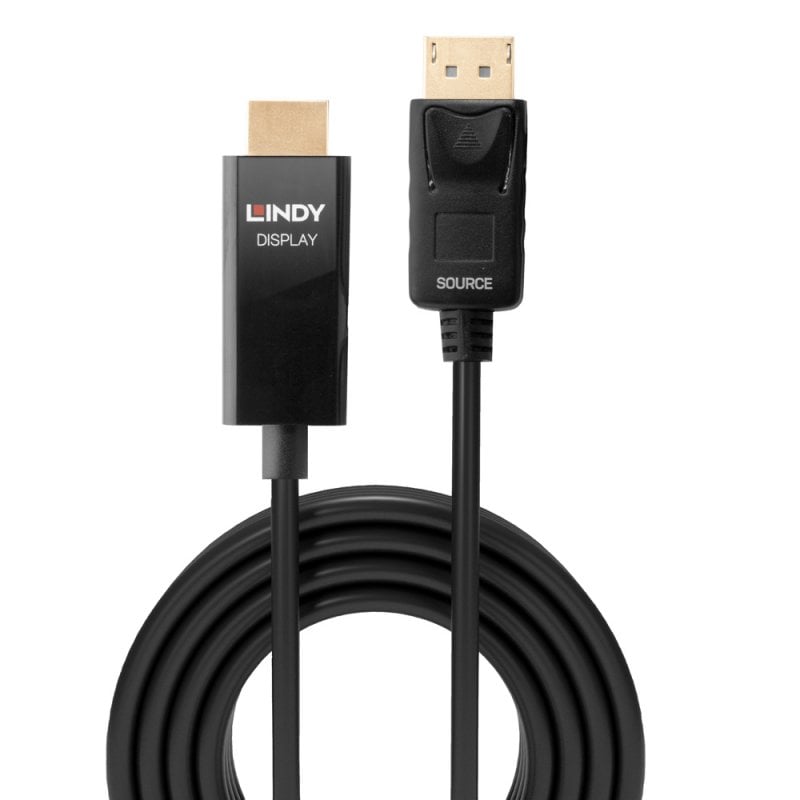 Lindy 5m Display Port to HDMI 4K60Hz Adapter Cable with HDR | 40928 Adapter / Converter Lindy