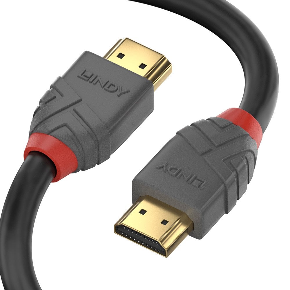 Lindy 5m High Speed HDMI Cable, Anthra Line | 36965 HDMI Cable Lindy