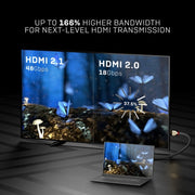 Lindy 5m Ultra High Speed HDMI Cable, Gold Line | 37604 HDMI Cable Lindy