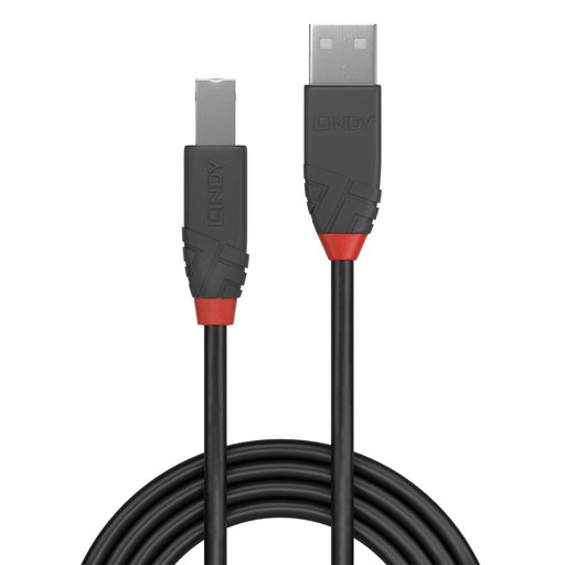 Lindy 5m USB 2.0 Type A to B Cable, Anthra Line | 36675 USB Cable Lindy