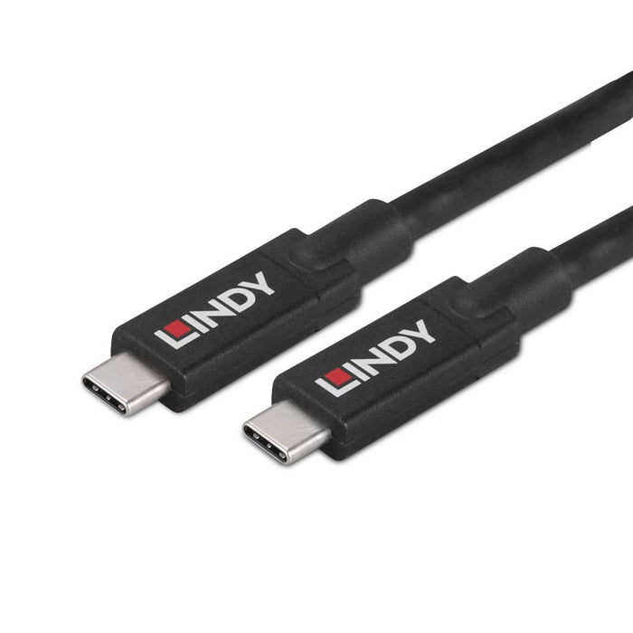 Lindy 5m USB 3.2 10Gbps C/C Active Cable | 43308 USB-C Cable Lindy