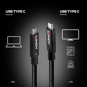 Lindy 5m USB 3.2 10Gbps C/C Active Cable | 43308 USB Cable Lindy