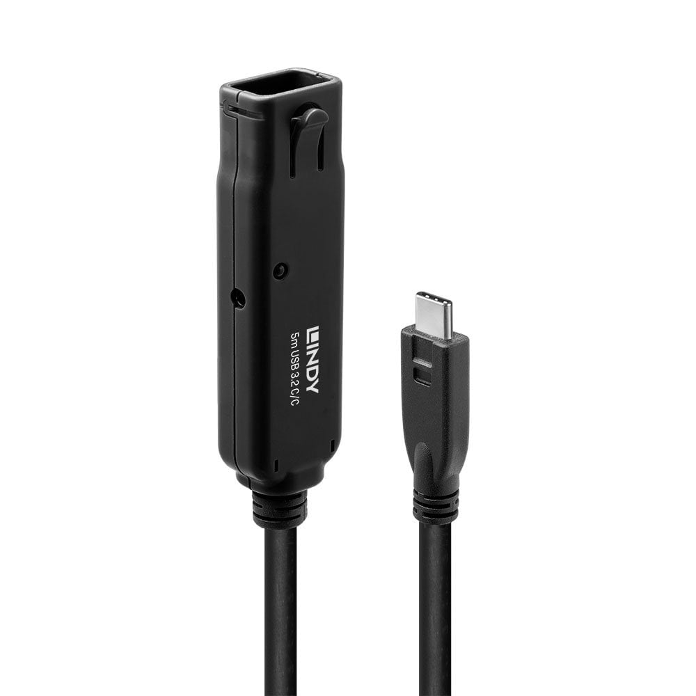 Lindy 5m USB 3.2 10Gbps C/C Active Extension Pro | 43405 USB Cable Lindy