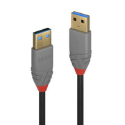 Lindy 5m USB 3.2 Type A Cable, 5Gbps, Anthra Line | 36754 USB Cable Lindy