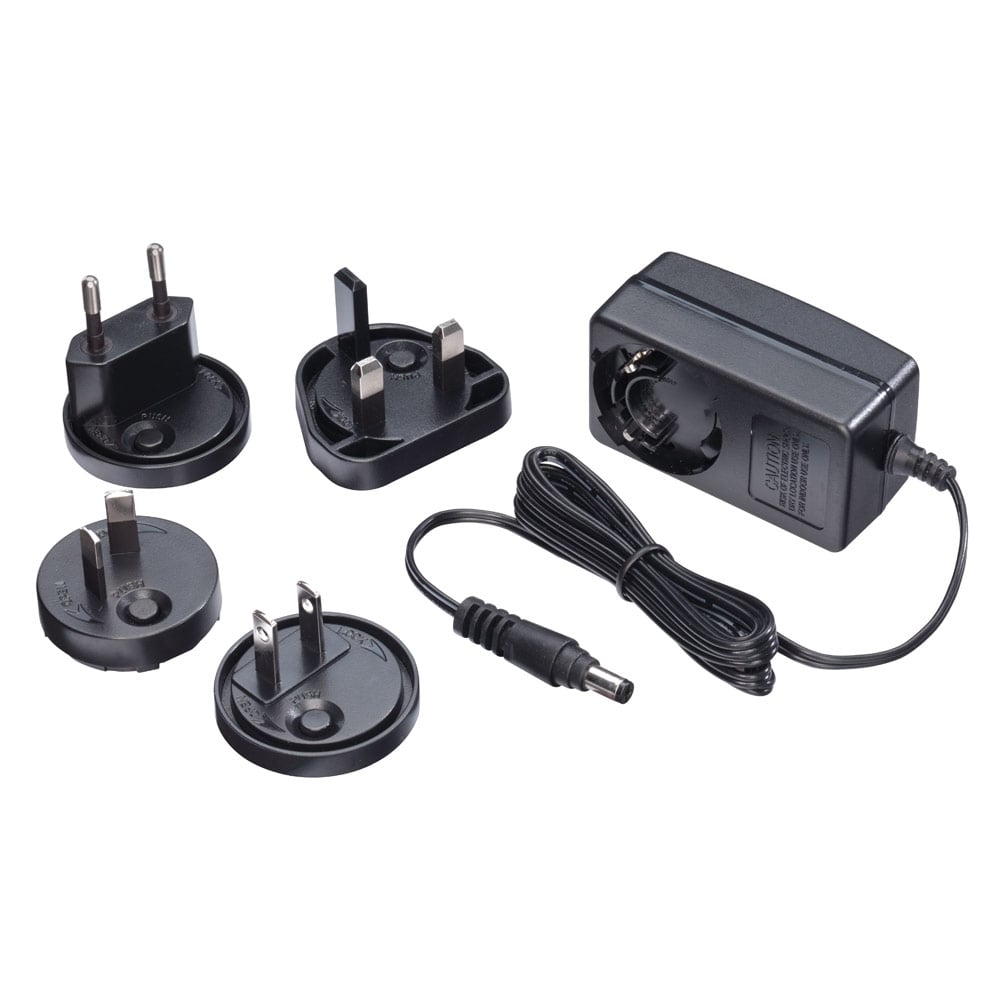 Lindy 5VDC 2.6A Multi-country Power Supply, 5.5/2.1mm | 73828 Power & Charging Lindy