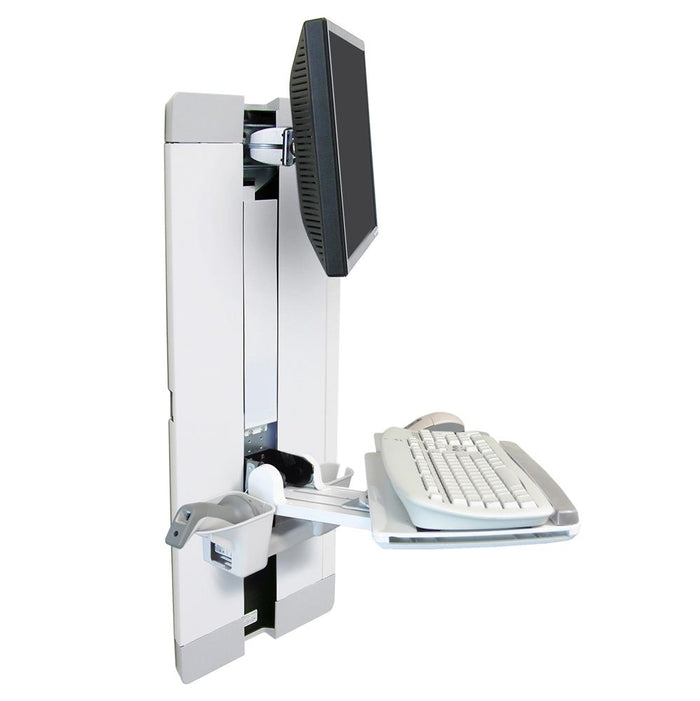 Ergotron StyleView® Vertical Lift Patient Room White | 60-609-216 Wall Mount Bracket Ergotron
