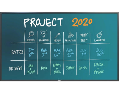NEC MultiSync® V864Q IGB | 60004680 86" LCD InGlass™ Touch Display NEC Interactive Touchscreen Display NEC