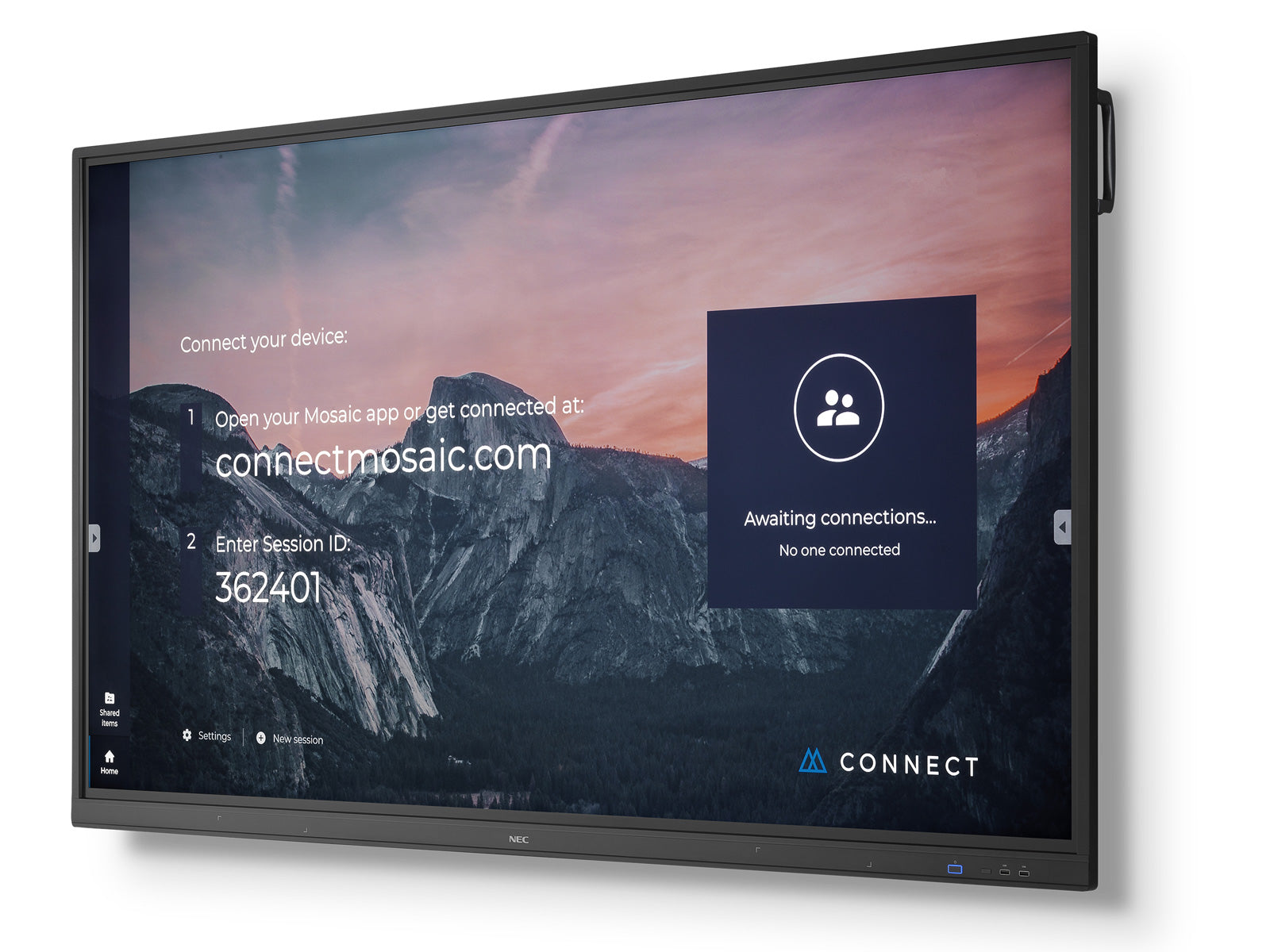 NEC MultiSync CB751Q/60004824 75" 4K UHD Interactive Touchscreen Display Interactive Touchscreen Display NEC