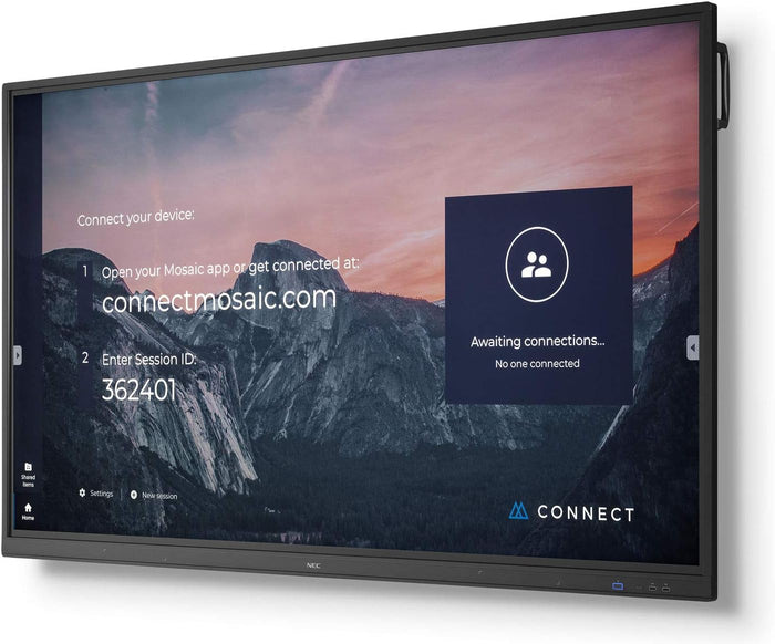 NEC MultiSync® CB861Q | 60004825 86" Infrared Touch Collaboration Display Interactive Touchscreen Display NEC
