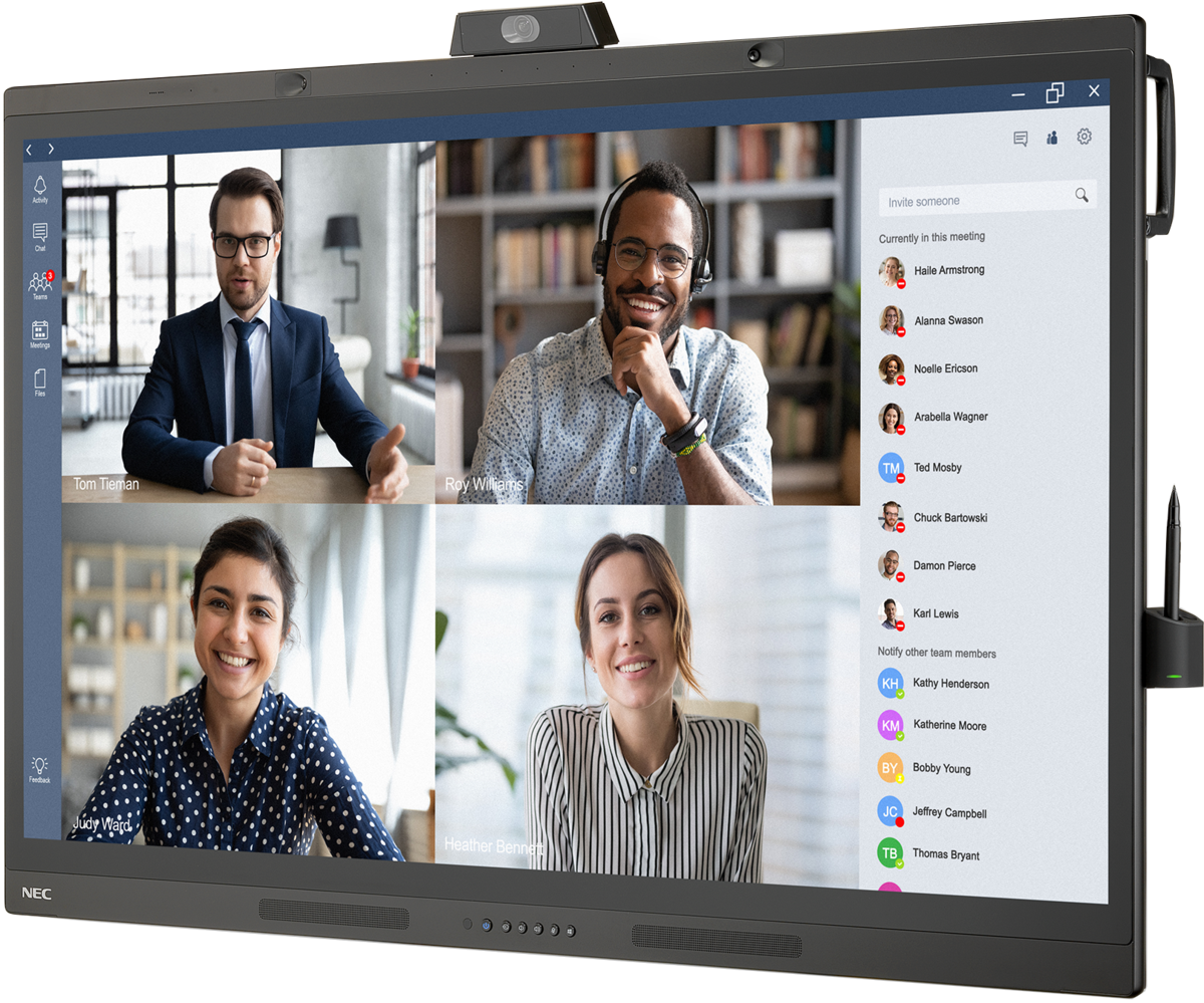 NEC MultiSync® WD551 | 60005140 55" LCD Windows Collaboration Display Interactive Touchscreen Display NEC
