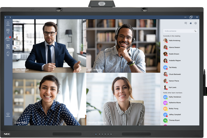 NEC MultiSync® WD551 | 60005140 55" LCD Windows Collaboration Display Interactive Touchscreen Display NEC