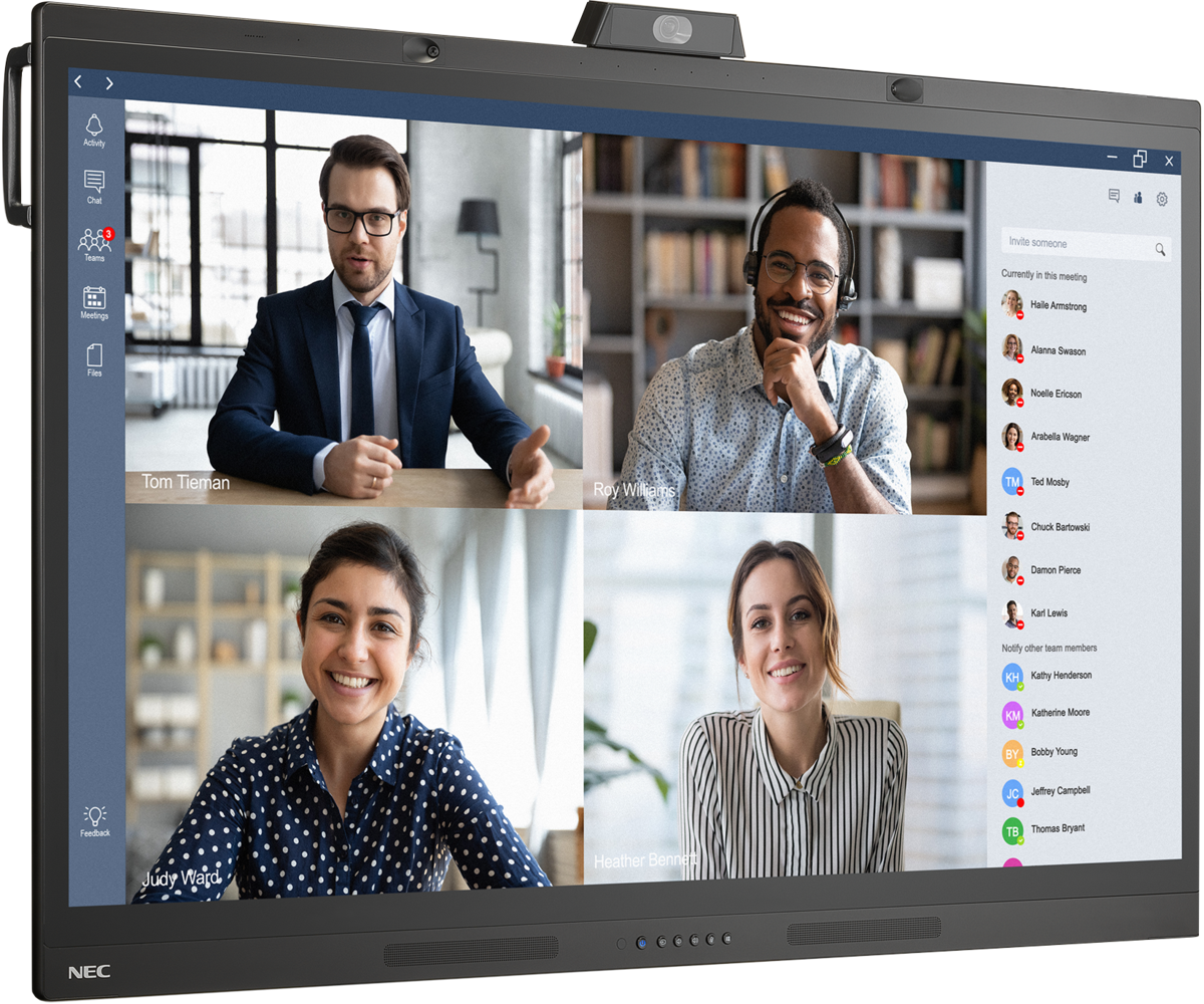 NEC MultiSync® WD551 | 60005140 55" LCD Windows Collaboration Display Interactive Touchscreen Display NEC