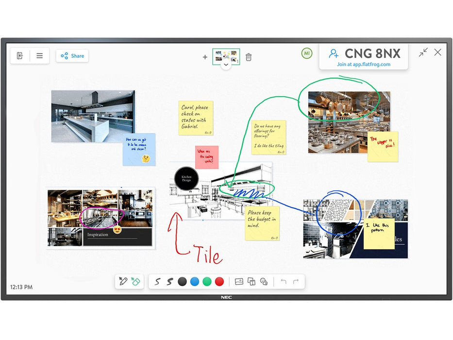 NEC MultiSync® M551 IGB 60005425 55" InGlass™ Touch Display