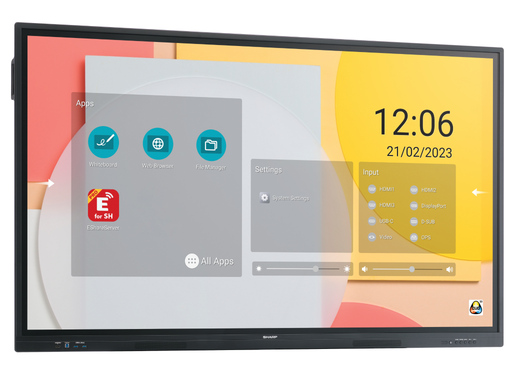 Sharp PN-LC862 86" 4K Ultra HD LCD Infrared Touch Display Sharp Interactive Display Sharp