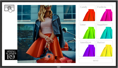 NEC MultiSync® ME501 IR-2 | 60005961 50" LCD Infrared Touch Display NEC Interactive Touchscreen Display NEC