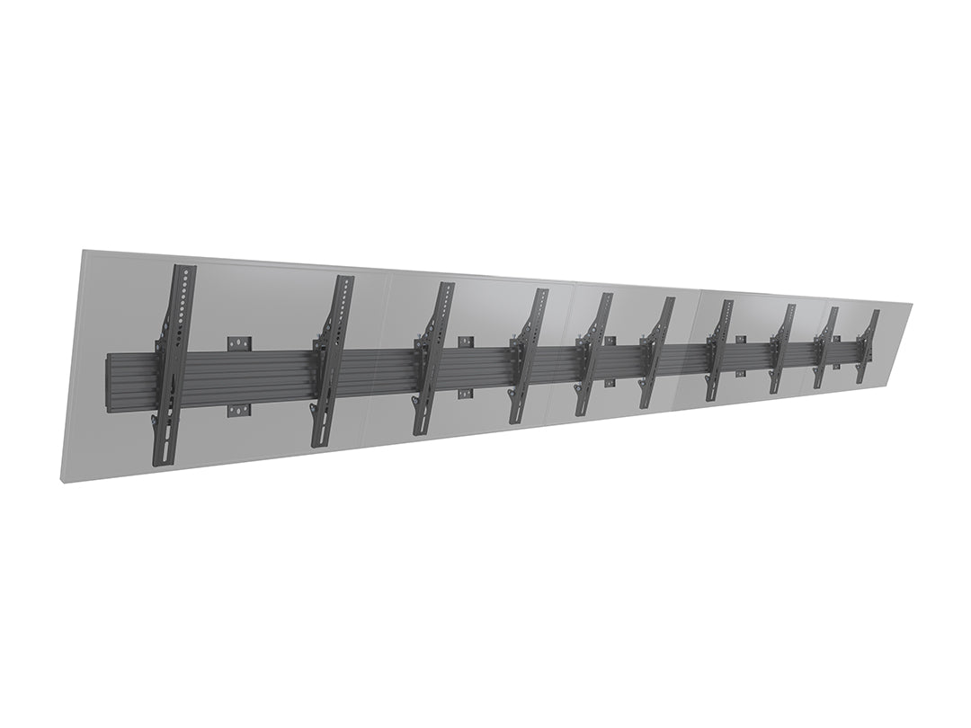 Multibrackets MBW5U Tilt 40"-65" Pro Series Wall Mount For 5 Screens Wall Mount Bracket Multibrackets