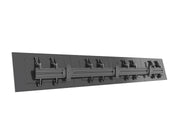 Multibrackets MBW4X1U Tilt 32"-50" Pro Series Menu Board Wall Mount For 4 Screens Wall Mount Bracket Multibrackets