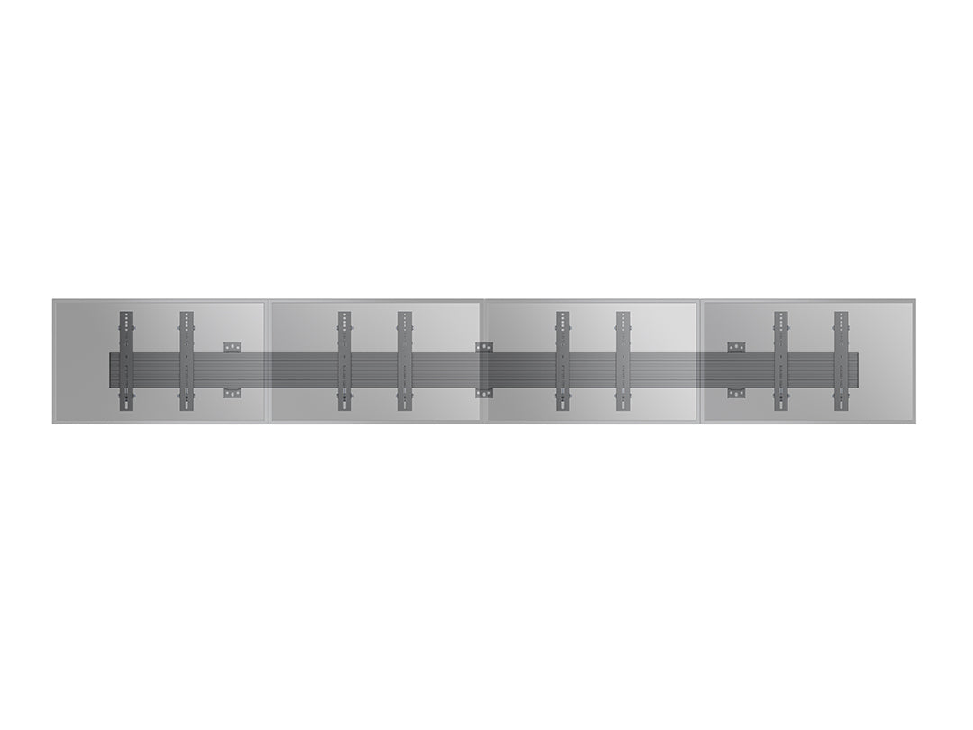 Multibrackets MBW4X1U Tilt 32"-50" Pro Series Menu Board Wall Mount For 4 Screens Wall Mount Bracket Multibrackets