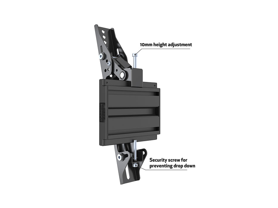 Multibrackets MBW4X1U Tilt 32"-50" Pro Series Menu Board Wall Mount For 4 Screens Menu Board Mounting Systems Multibrackets