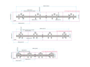 Multibrackets MBW4X1U Tilt 32"-50" Pro Series Menu Board Wall Mount For 4 Screens Wall Mount Bracket Multibrackets