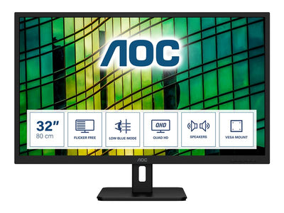AOC 31.5" IPS 75Hz Desktop Monitor | Q32E2N Desktop Monitor AOC