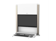 Ergotron CareFit™ Enclosure (White) For Wall-Mount Computer Workstation | 61-367-030 AV Accessory Ergotron