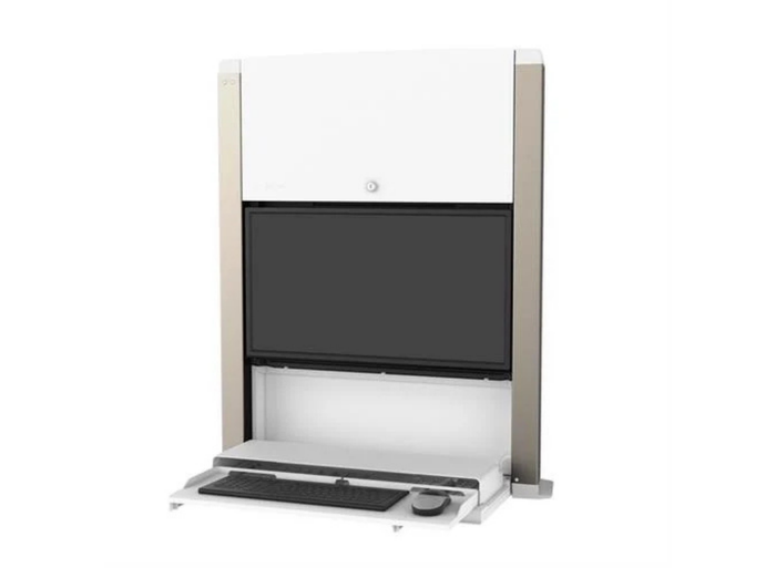 Ergotron CareFit™ Enclosure (White) For Wall-Mount Computer Workstation | 61-367-030 AV Accessory Ergotron