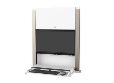 Ergotron CareFit™ Enclosure (White) For Wall-Mount Computer Workstation | 61-367-030 Ergotron Enclosure Ergotron