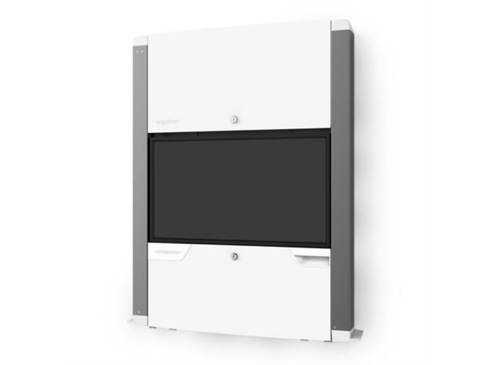 Ergotron CareFit™ Enclosure (White) For Wall-Mount Computer Workstation | 61-367-030 AV Accessory Ergotron