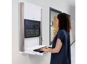 Ergotron CareFit™ Enclosure (White) For Wall-Mount Computer Workstation | 61-367-030 AV Accessory Ergotron