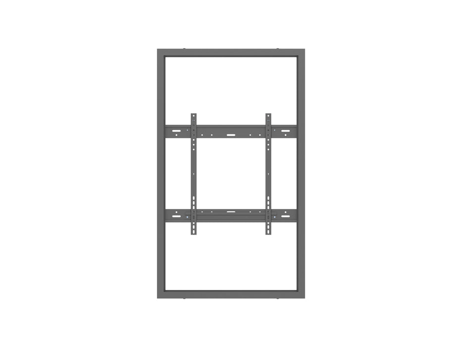 Multibrackets M Pro Series Enclosure 55" High Brightness Wall Medium Black Signage Display Enclosures Multibrackets