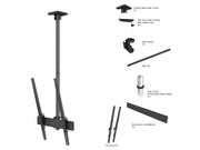 Multibrackets 40" - 75" MBC1UPHD 1.5m Pole Display Ceiling Mount Pro Ceiling Mount Bracket Multibrackets
