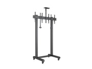 Multibrackets M Pro Series 65" Collaboration Floorstand Side by Side Mobile Trolley Multibrackets