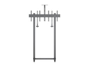 Multibrackets M Pro Series 65" Collaboration Floorstand Side by Side Mobile Trolley Multibrackets
