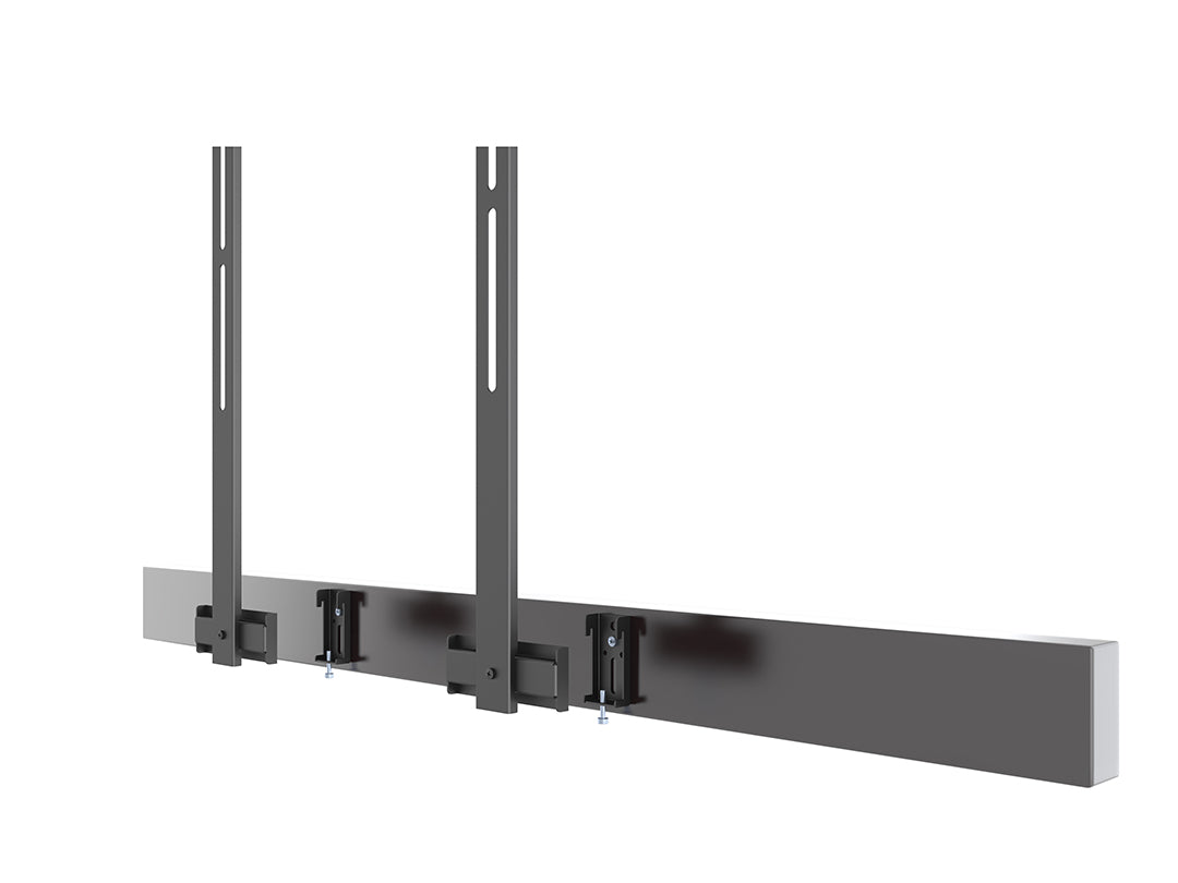 Multibrackets M Pro Series 65" Collaboration Floorstand Side by Side Mobile Trolley Multibrackets