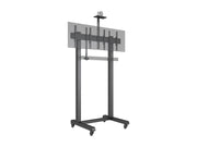 Multibrackets M Pro Series 65" Collaboration Floorstand Side by Side Mobile Trolley Multibrackets