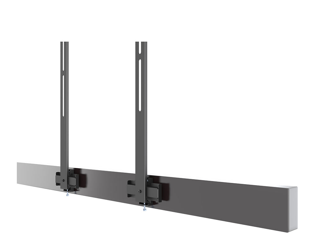 Multibrackets M Pro Series 65" Collaboration Floorstand Side by Side Mobile Trolley Multibrackets