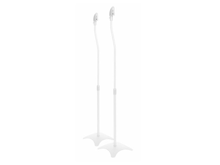 Multibrackets Adjustable Speaker Floor Stands 680–1100mm – White, Pair | 7350022730618 Speaker Mount Multibrackets