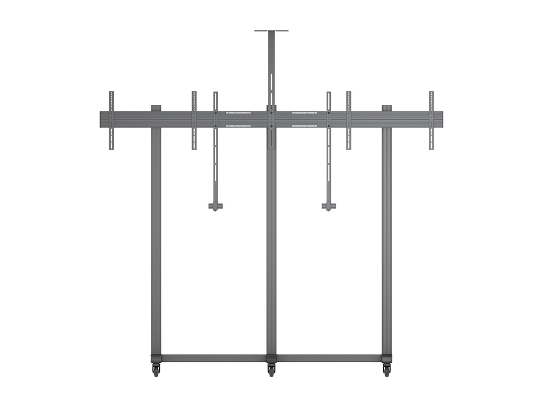 Multibrackets M Pro Series Collaboration Floorstand Side by Side - 75" Mobile Trolley Multibrackets
