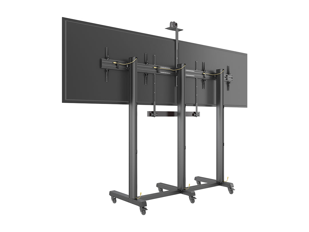 Multibrackets M Pro Series Collaboration Floorstand Side by Side - 75" Mobile Trolley Multibrackets