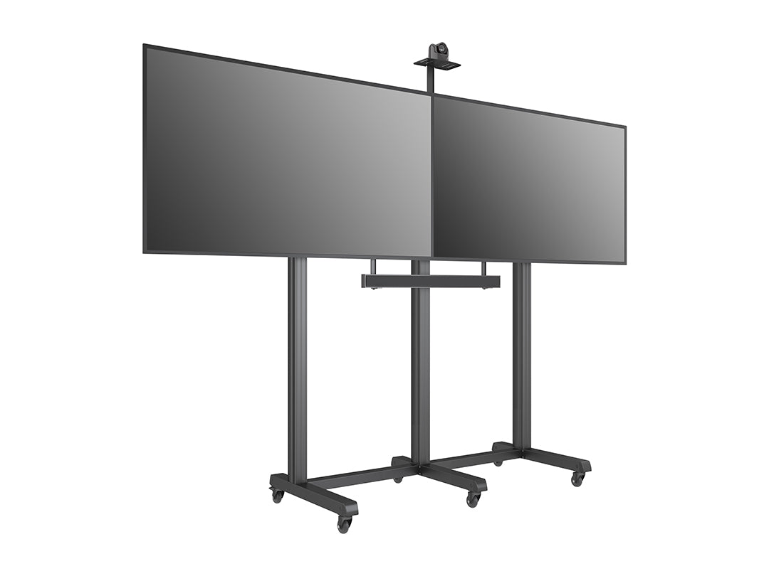 Multibrackets M Pro Series Collaboration Floorstand Side by Side - 75" Mobile Trolley Multibrackets