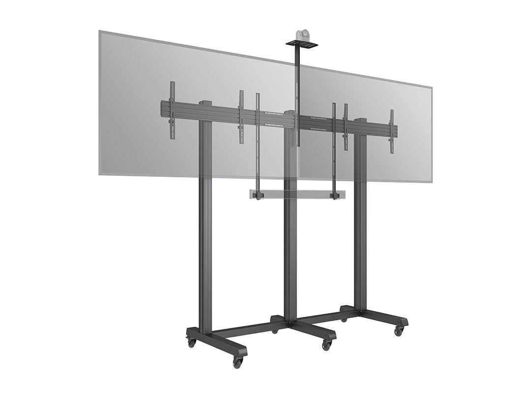 Multibrackets M Pro Series Collaboration Floorstand Side by Side - 75" Mobile Trolley Multibrackets