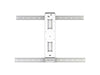 Multibrackets M VESA Tilt and Swivel Flexarm Thin TV Wall Mount - 37" to 55" Screen Wall Mount Bracket Multibrackets