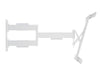 Multibrackets M VESA Tilt and Swivel Flexarm Thin TV Wall Mount - 37" to 55" Screen Wall Mount Bracket Multibrackets
