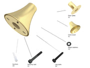 Multibrackets M Pro Series Floor To Ceiling Plate Brass Mounting Accessory Multibrackets