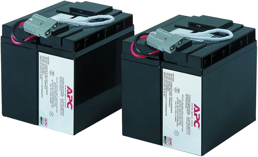 APC RBC55 Replacement Battery Cartridge, VRLA battery, 17Ah, 12VDC UPS Accessory APC